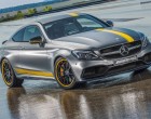 Special Model Mercedes-AMG C 63 Coupé Edition 1, designo Magno Selenite Grey with yellow film coating