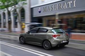 Heckansicht Maserati-Editon Alfa Romeo Giulietta