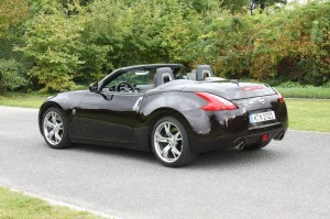 Nissan Roadster 370Z in geöffnetem Zustand