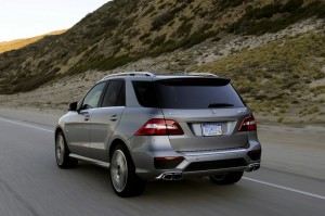 Neuer Mercedes-Benz ML 63 AMG - Das Heck