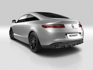 Die Heckpartie des Renault Laguna Coupe