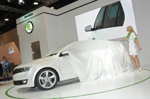 Skoda MissionL Enthüllung auf der Automesse in Katar