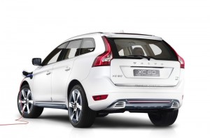 Das Heck des XC60 Plug-in-Hybrid