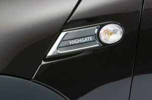 Die Modellkennzeichnung Highgate - Mini Cabrio