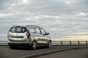 Die Heckpartie des neuen Dacia Lodgy