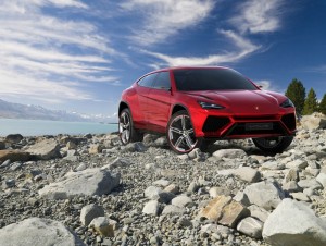 Lamborghinis Konzeptfahrzeug Urus in der Frontansicht