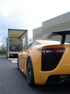 Lexus LFA mit Nürburgring-Paket kurz vor der Reise