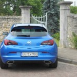 Die Heckpartie des Opel Astra OPC