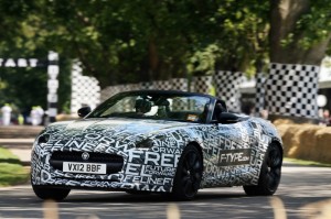 Jaguar F-Type in der Frontansicht