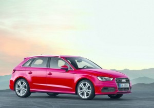 Audi A3 Sportback S line in Rot 2012