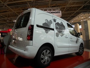 Citroen Belingo Electrique Weiss auf der IAA Nutzfahrzeuge 2012