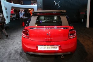 Roter Citroen DS3 Cabriolet auf der Paris Motor Show 2012