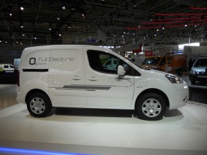 Peugeot-Elektrotransporter Partner Electric auf der Nutzfahrzeugmesse in Hannover