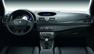 Das Interieur des Renault Megane-Sondermodells Je taime