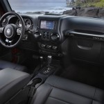 Das Interieur des Jeep Wrangler Black Edition