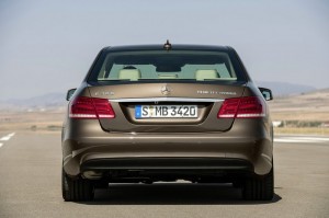 Die Heckpartie des Mercedes-Benz E-Klasse E Hybrid