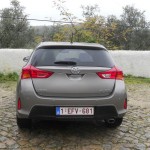 Die Heckpartie des Toyota Auris 2013