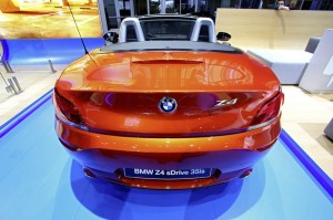 Die Heckpartie des überarbeiteten BMW Z4