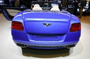 Bentley Continental GT Speed Convertible auf der Detroiter Auto Show 2013