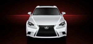 Die Frontschürze des Lexus IS 250 F-Sport