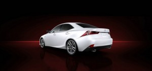 Die Heckpartie des Lexus IS 250 F-Sport