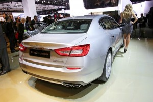 Der neue (2013) Maserati Quattroporte in der Heckansicht