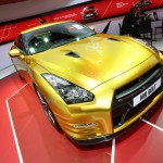 Nissan Usain Bolt Gold GT-R Limited Edition auf der Detroiter Motor Show 2013