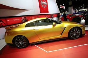 Nissan Usain Bolt Gold GT-R Limited Edition auf der NAIAS Detroit 2013