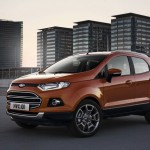 Ford Ecosport in der Außenfarbe Orange