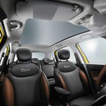 Das Interieur des Fiat 500L Trekking Sitze in Leder