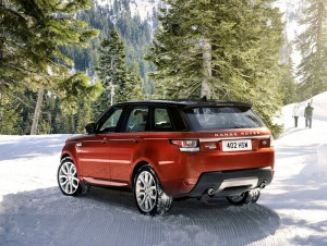 2013 Range Rover Sport in der Heckansicht