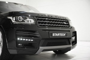 Der Kühlergrill des Range Rover vom Tuner Startech