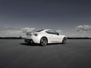 Die Seitenpartie des Toyota GT86 Cup Edition