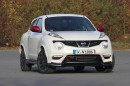 Die Frontpartie des Nissan Juke Nismo (Weiß)