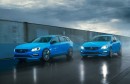 Die Frontpartie der Volvo Polestar Modelle S60 und V60