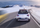 Die Heckansicht des Opel Adam Rocks Bauhahr 2014