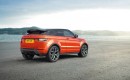 SUV-Modell Range Rover Evoque Autobiography Dynamic in der Farbe orange