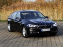 Außenaufnahme vom BMW 520 d Efficient Dynamics in schwarz