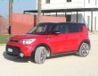 Die Front- und Seitengestaltung des Kia Soul 2014