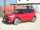 Die Front- und Seitengestaltung des Kia Soul 2014