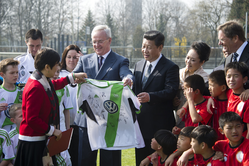 VW-Chef Martin Winterkorn und Chinas Präsident Xi Jiping