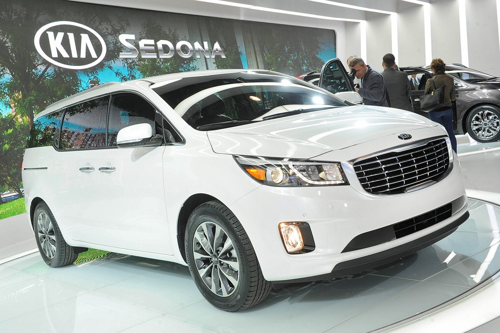 Kia Sedona Vorstellung auf der New Yorker Automesse 2014