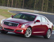 Roter Cadillac ATS in der Frontansicht